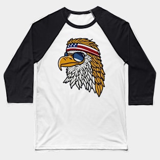 4th of July Eagle American Flag Independence USA Patriotic Baseball T-Shirt